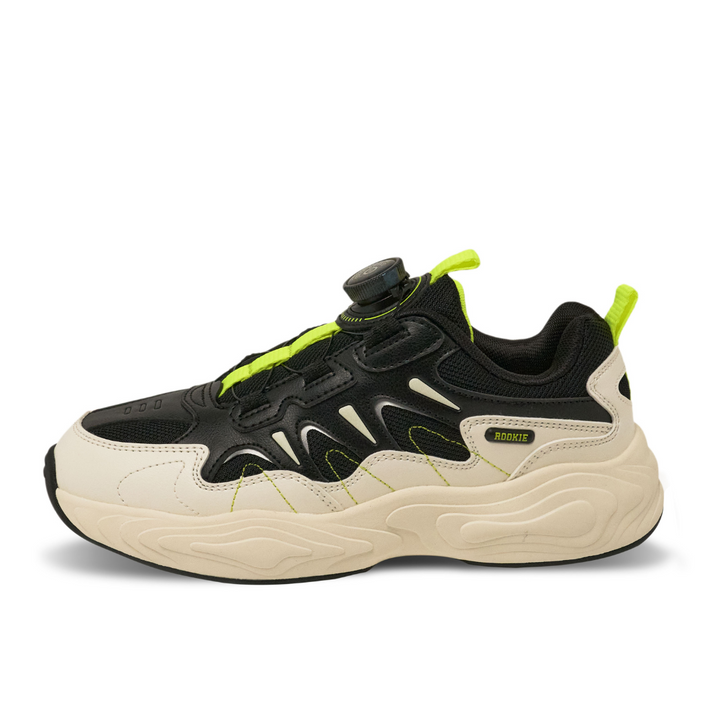 Rookie Chunky Sneaker Black/Off-White (Big Kids)