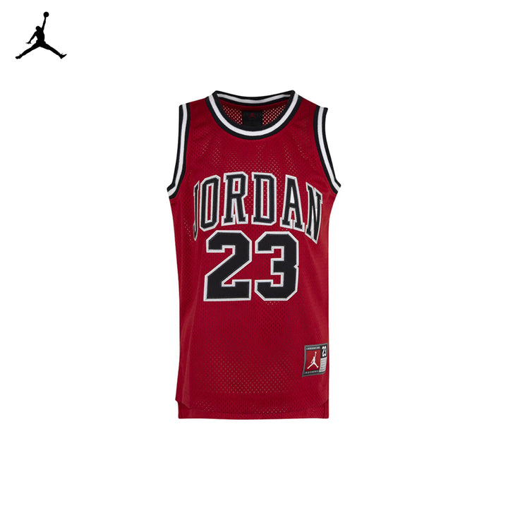 Jordan Boys Signature 23 Red Tank Top Jersey (Little Kids)