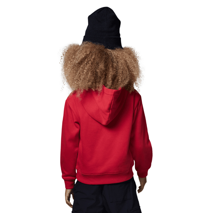 Jordan HBR Fleece Red Pullover Hoodie (Big Kids)