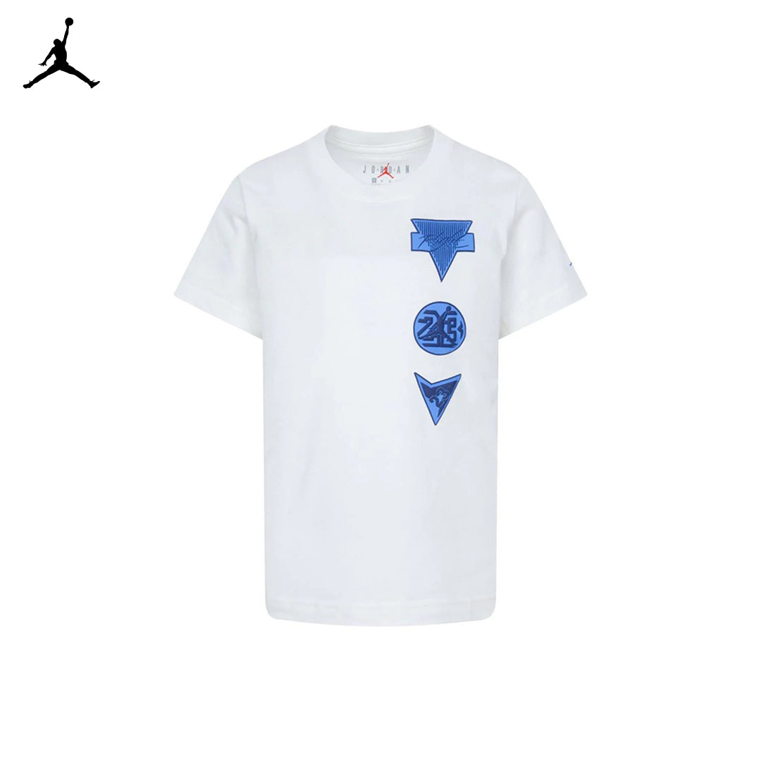 Jordan Boys See Me Shine White T-Shirt (Little Kids)