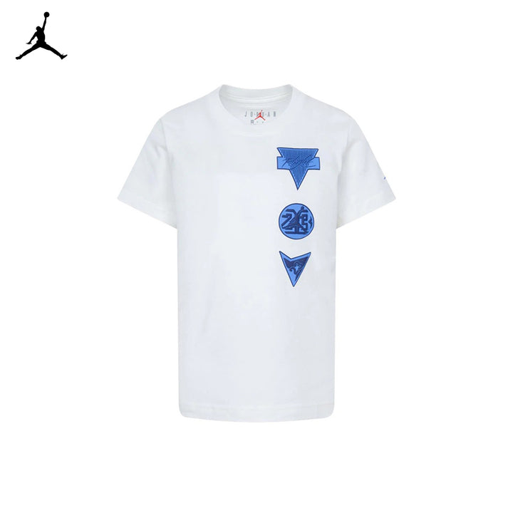 Jordan Boys See Me Shine White T-Shirt (Little Kids)