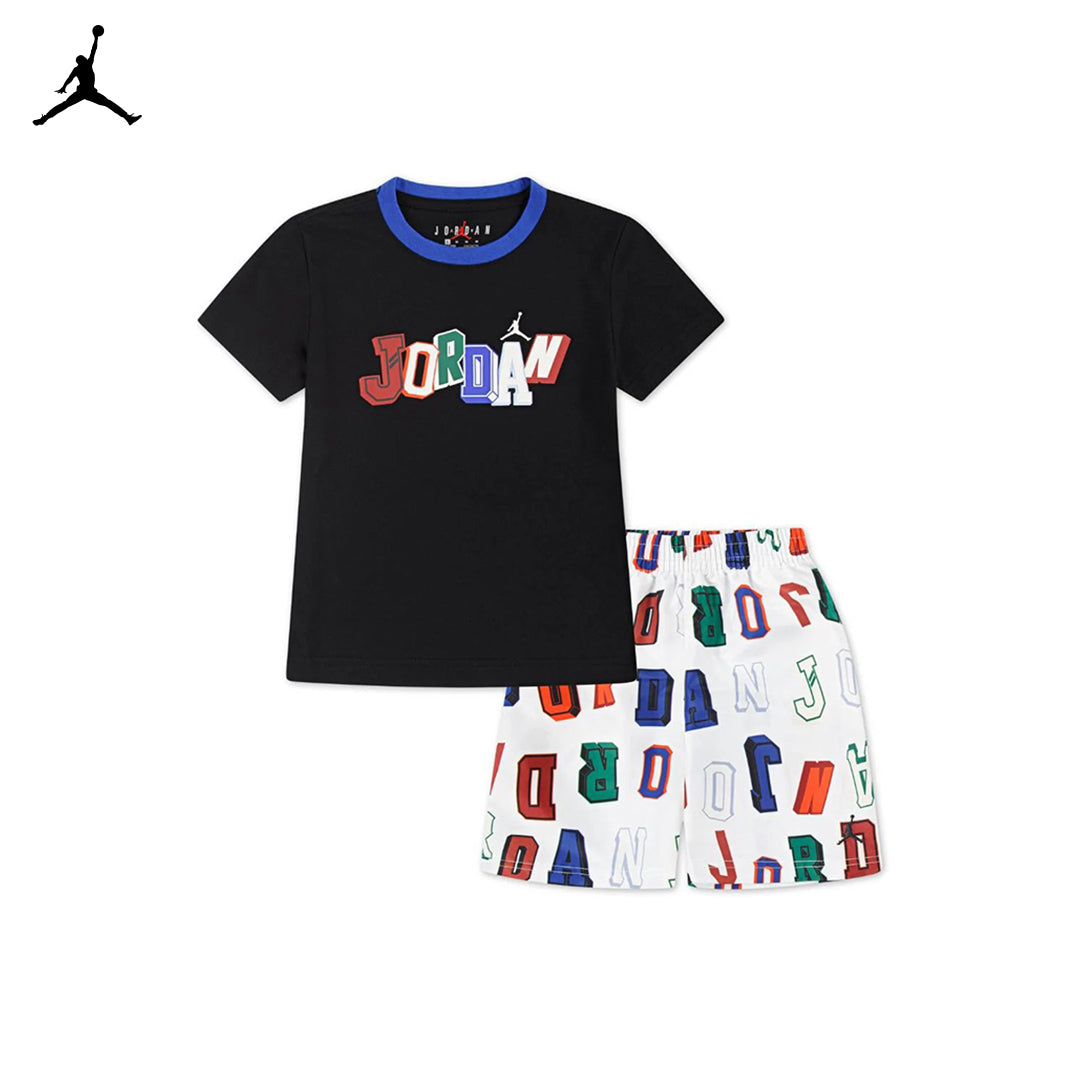 Jordan Boys 2-Piece Court of Legends T-Shirt White Shorts Set