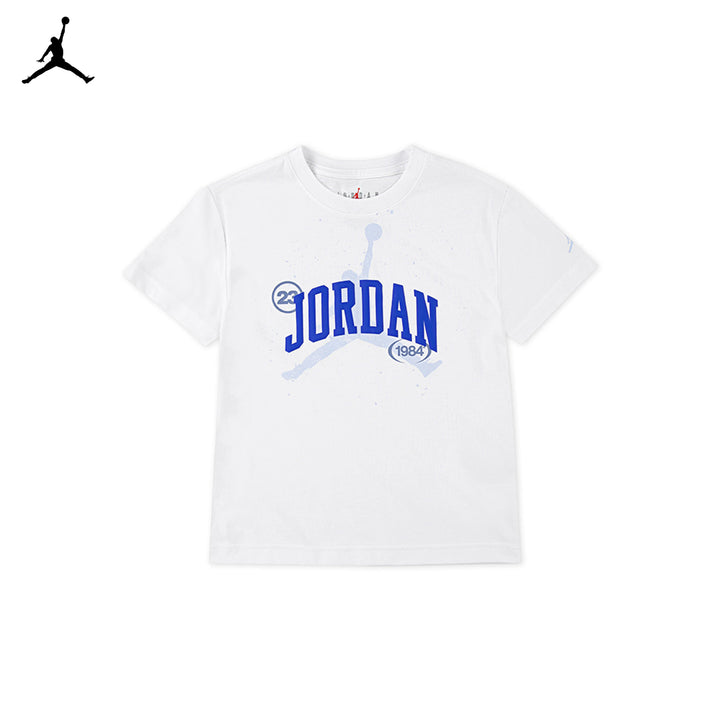 Jordan Boys 1984 Jumpman White T-Shirt (Little Kids)