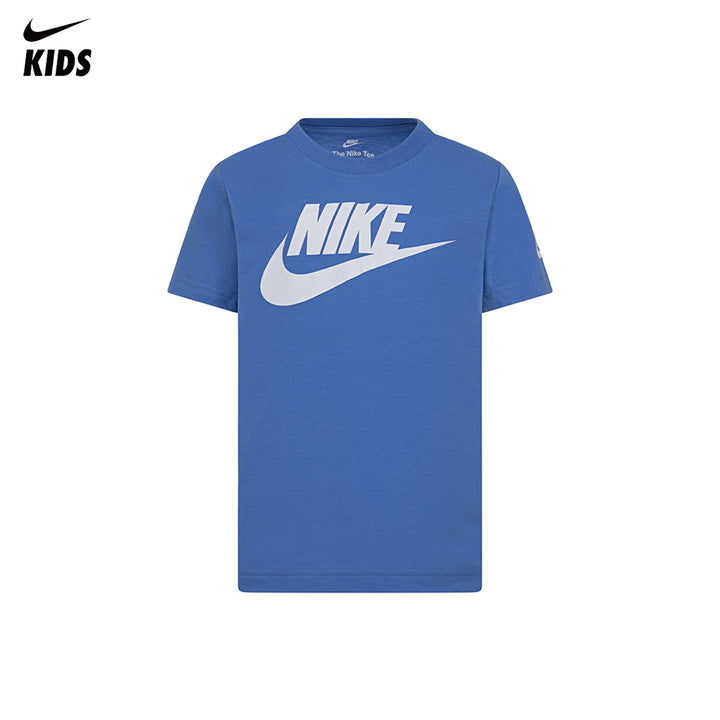 Nike Futura Evergreen Blue T-Shirt (Little Kids)