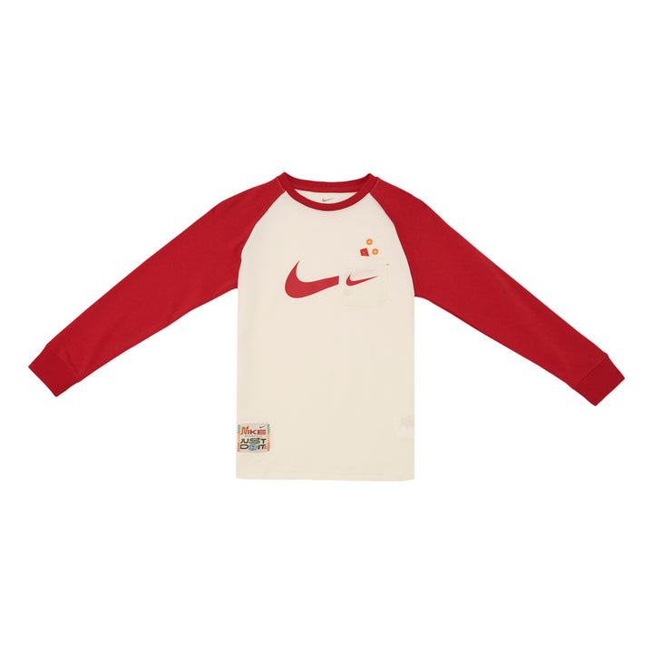 Jordan Boys CNY Collection Red Raglan Long Sleeve T-Shirt (Little Kids)
