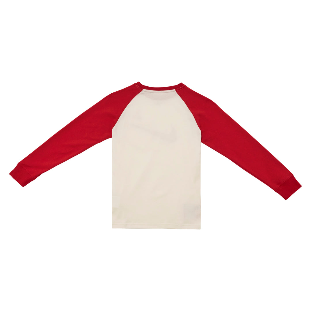 Jordan Boys CNY Collection Red Raglan Long Sleeve T-Shirt (Little Kids)