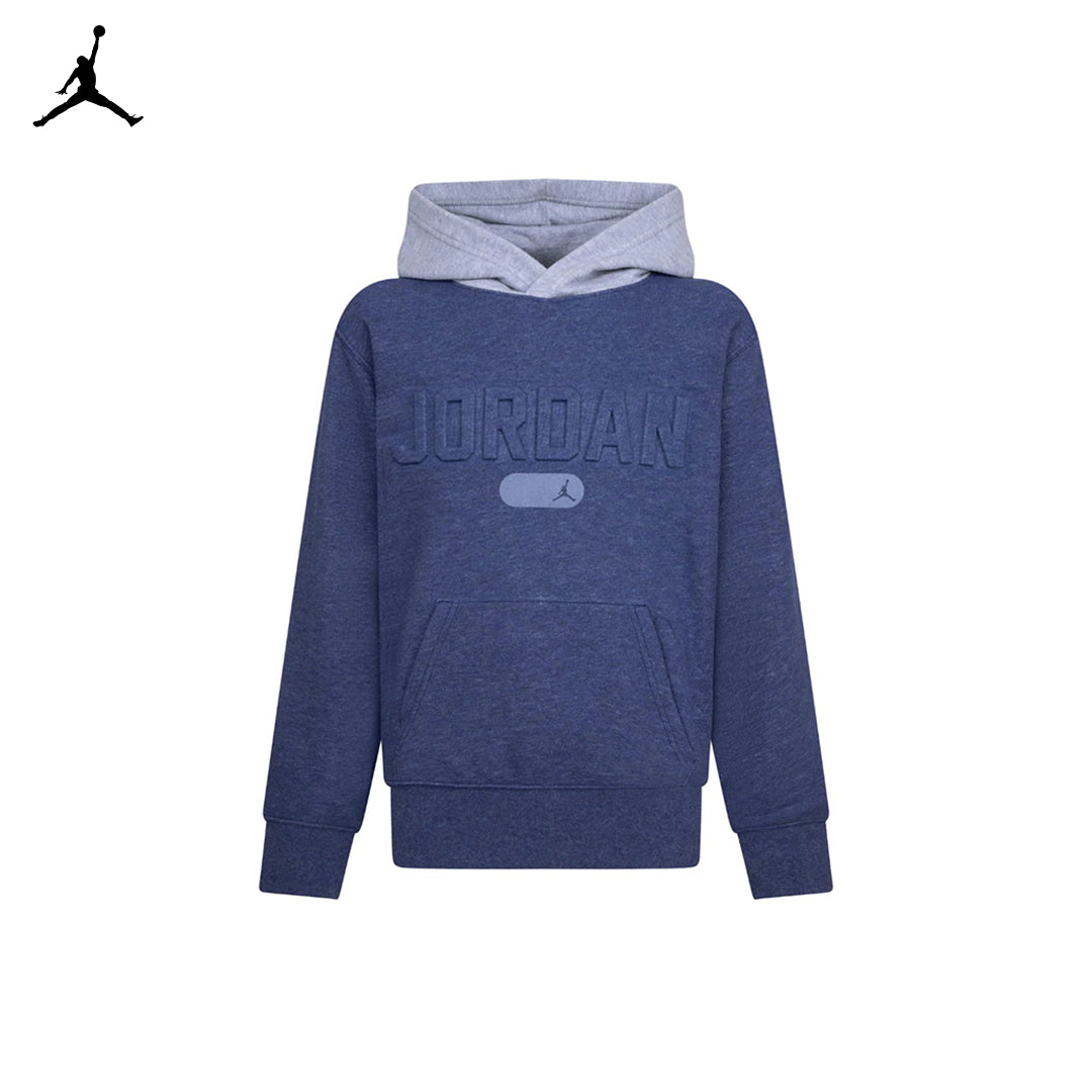 Jordan Boys Futura Blue Pullover Hoodie (Big Kids)