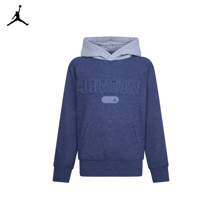Jordan Boys Futura Blue Pullover Hoodie (Big Kids)