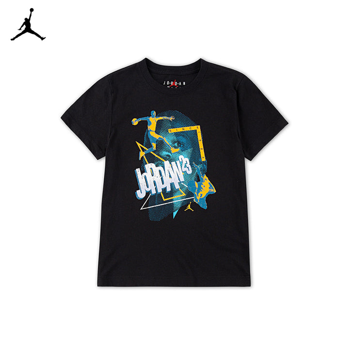 Jordan Boys 3Peat Black T-Shirt (Big Kids)