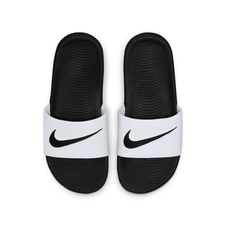 Nike Kawa Slides White Sandals (Little Kids)