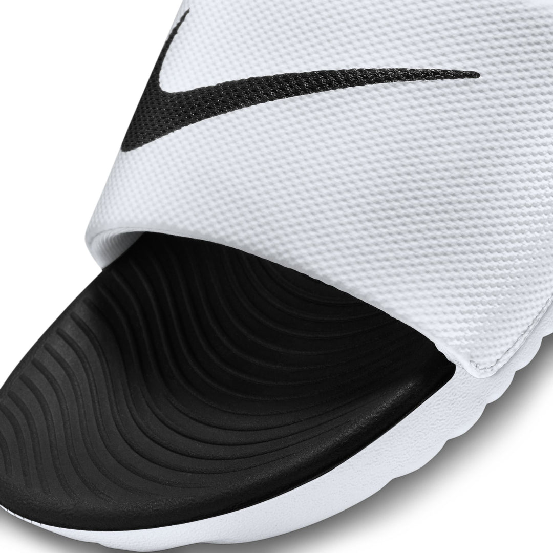 Nike Kawa Slides White Sandals (Little Kids)