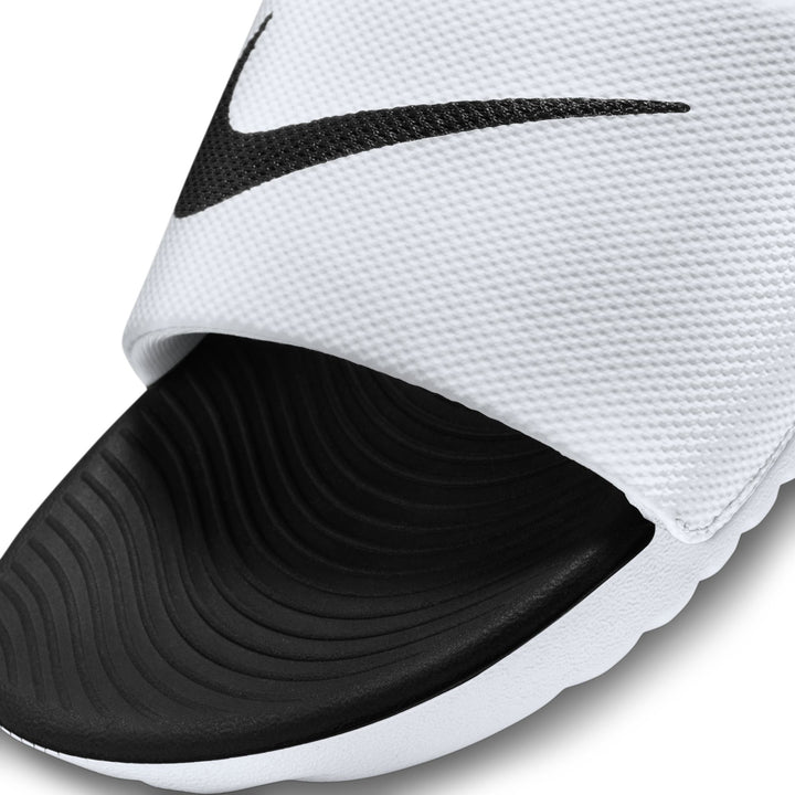 Nike Kawa Slides White Sandals (Little Kids)