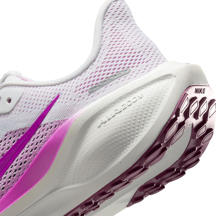 Nike Pegasus 41 White & Hyper Violet Sneakers (Big Kids)