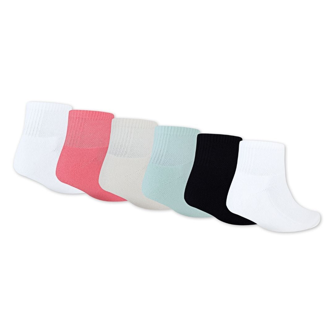 Jordan 6-Pack Everyday Essential Ankle Socks (Newborn)
