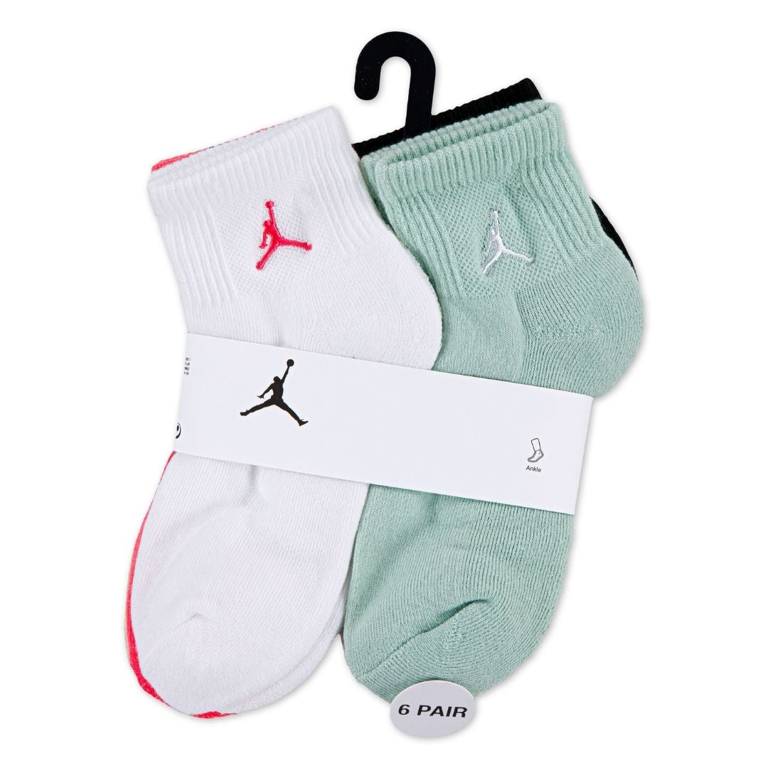 Jordan 6-Pack Everyday Essential Ankle Socks (Newborn)
