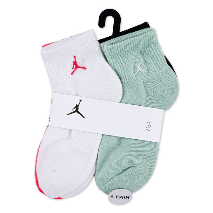 Jordan 6-Pack Everyday Essential Ankle Socks (Newborn)
