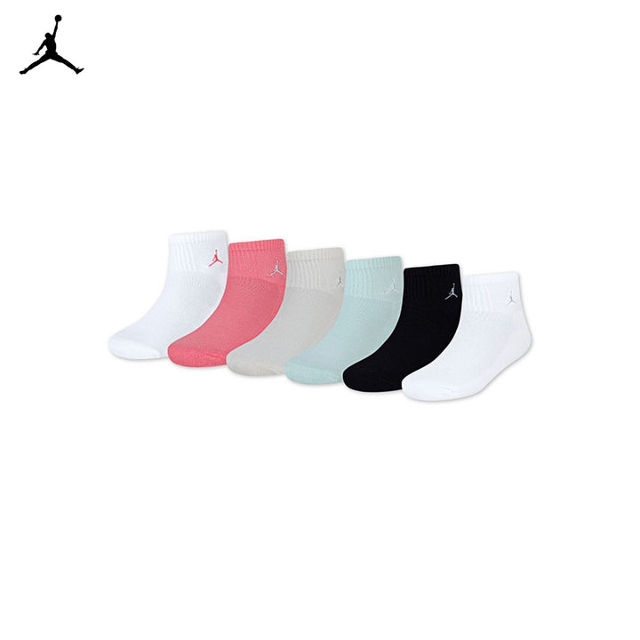 Jordan 6-Pack Everyday Essential Ankle Socks (Newborn)
