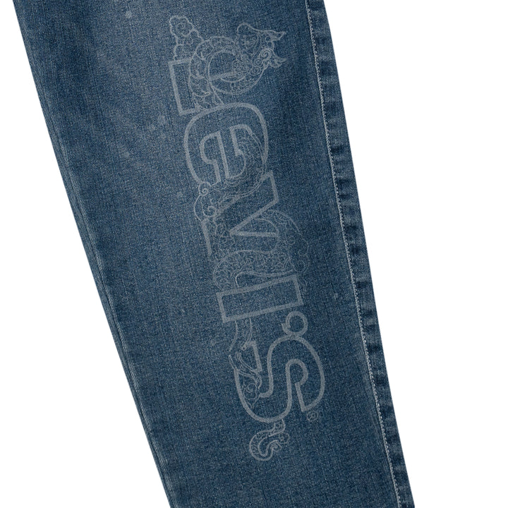 Levi's CNY Woven Denim Princess Blue (Big Kids)