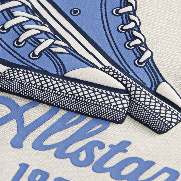 Converse Boys Retro Remix Sneaker Arc White T-Shirt (Little Kids)