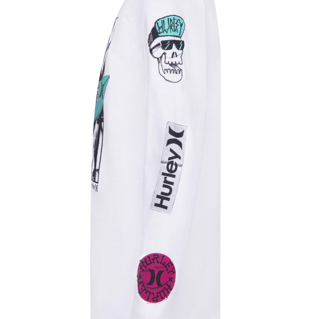 Hurley Boys Still In Biz Long Sleeve Tee (Big Kids)