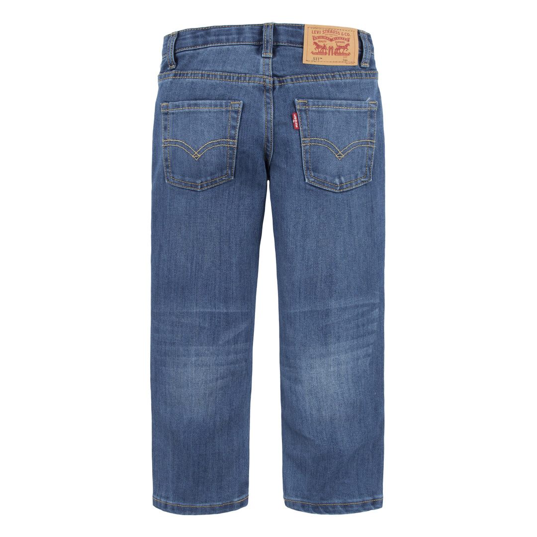 Levi's Boys 511 Eco-Soft Performance Jeans Well Worn (Little Kids)