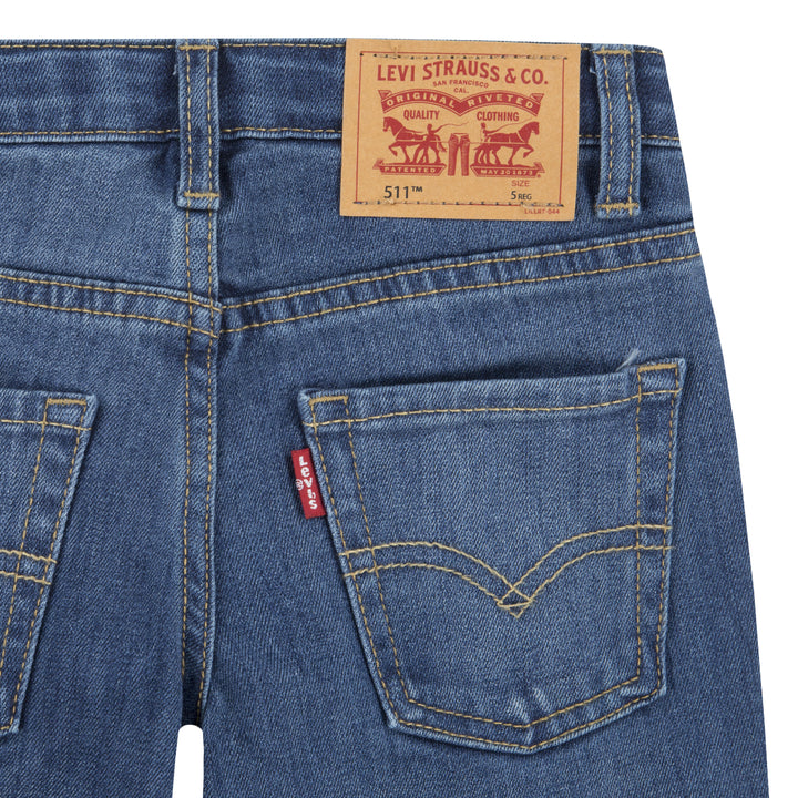 Levi's Boys 511 Eco-Soft Performance Jeans Well Worn (Little Kids)