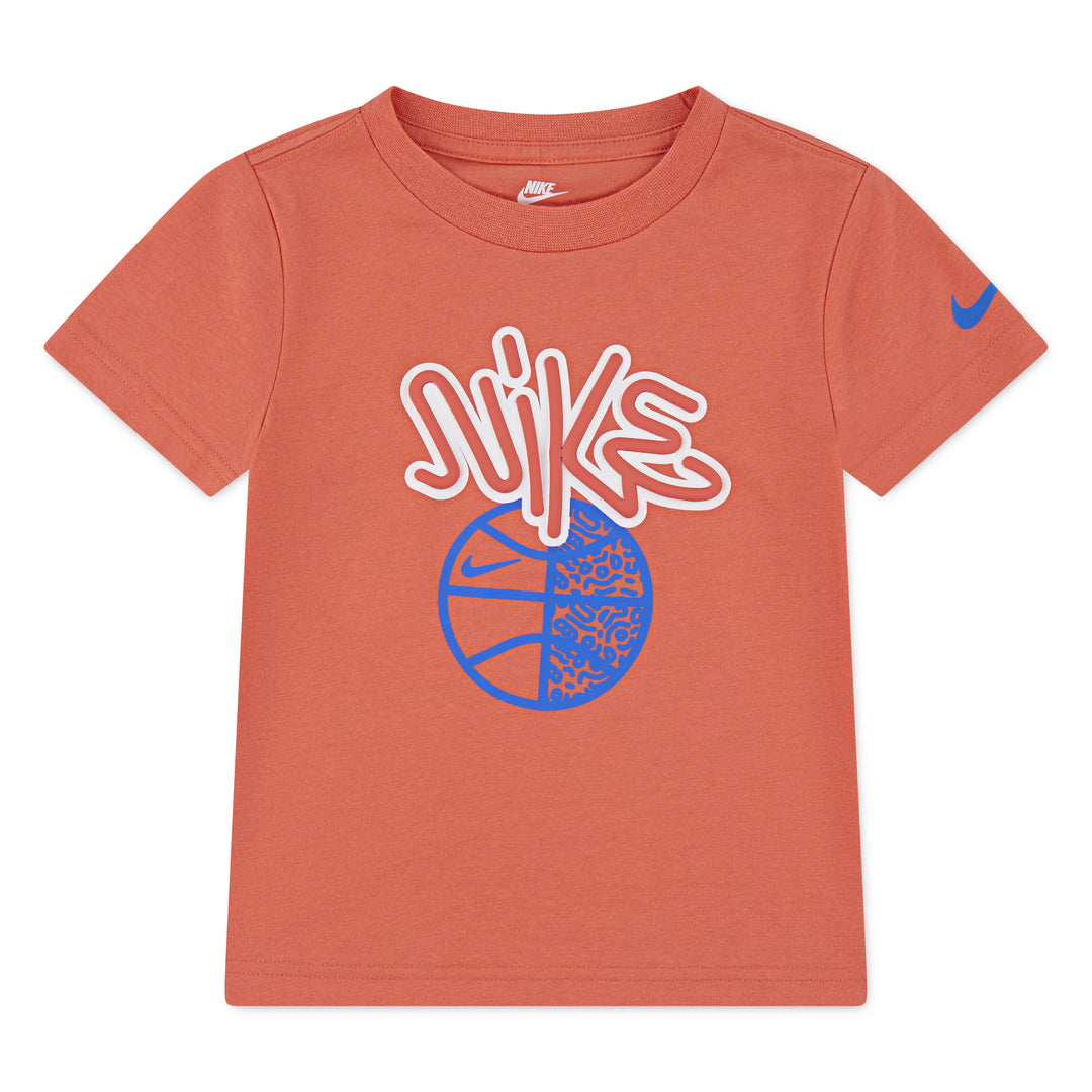 Nike Boys Basketball Handstyle Orange T-Shirt (Toddler)