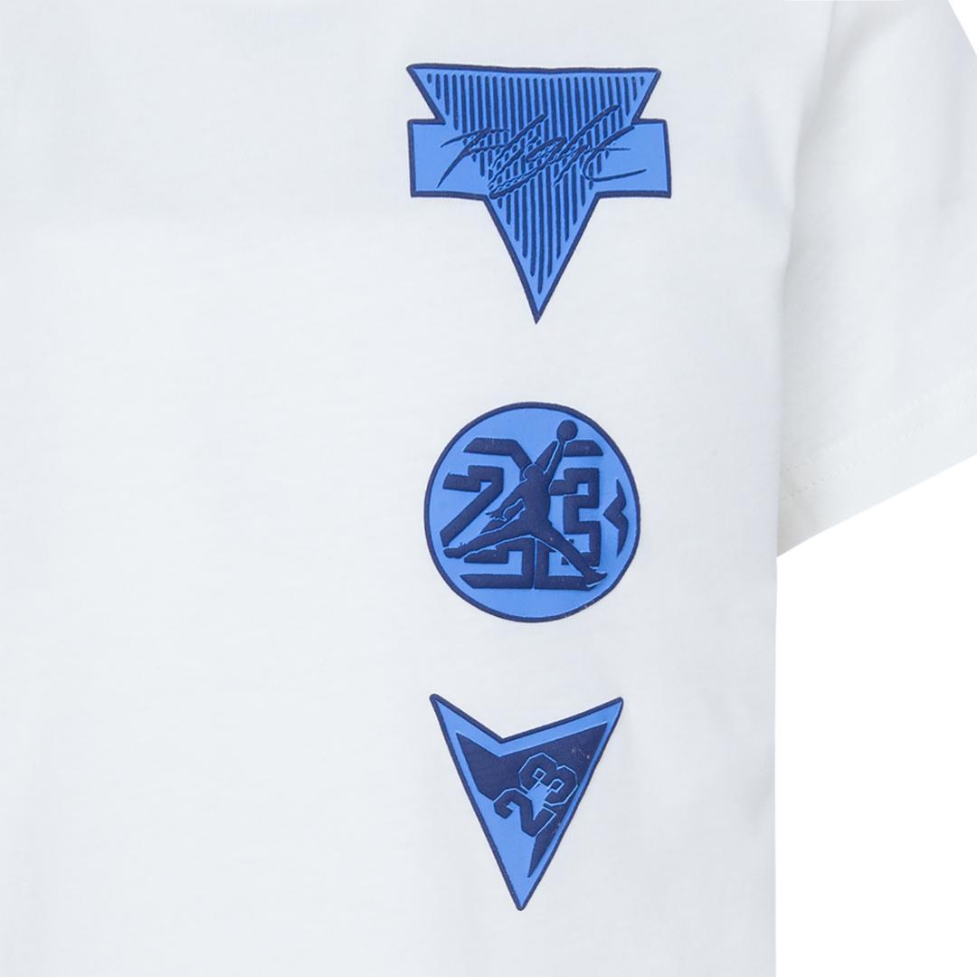 Jordan Boys See Me Shine White T-Shirt (Little Kids)