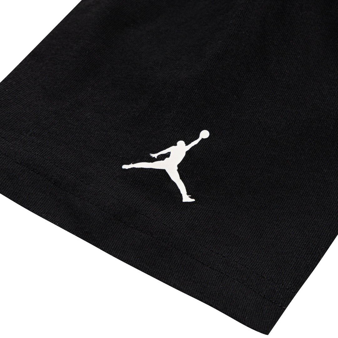 Jordan Boys MVP Airbrushed Black T-Shirt (Little Kids)