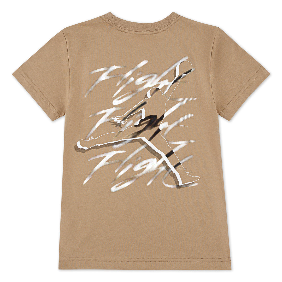 Jordan Boys Flight Haze Brown T-Shirt (Little Kids)