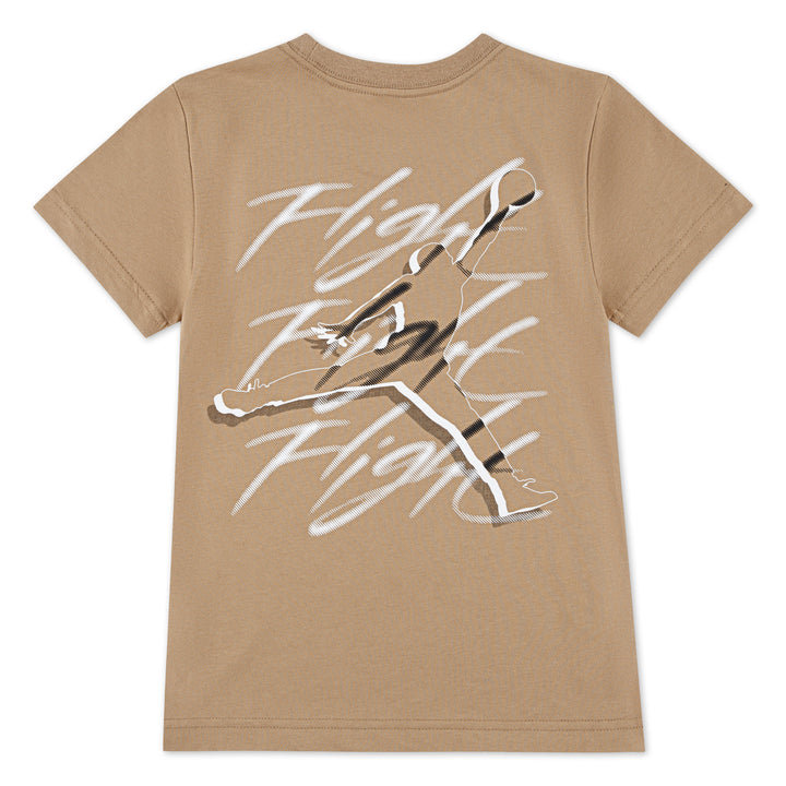 Jordan Boys Flight Haze Brown T-Shirt (Little Kids)
