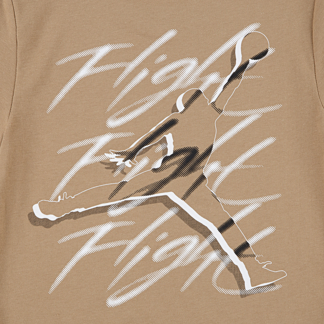 Jordan Boys Flight Haze Brown T-Shirt (Little Kids)