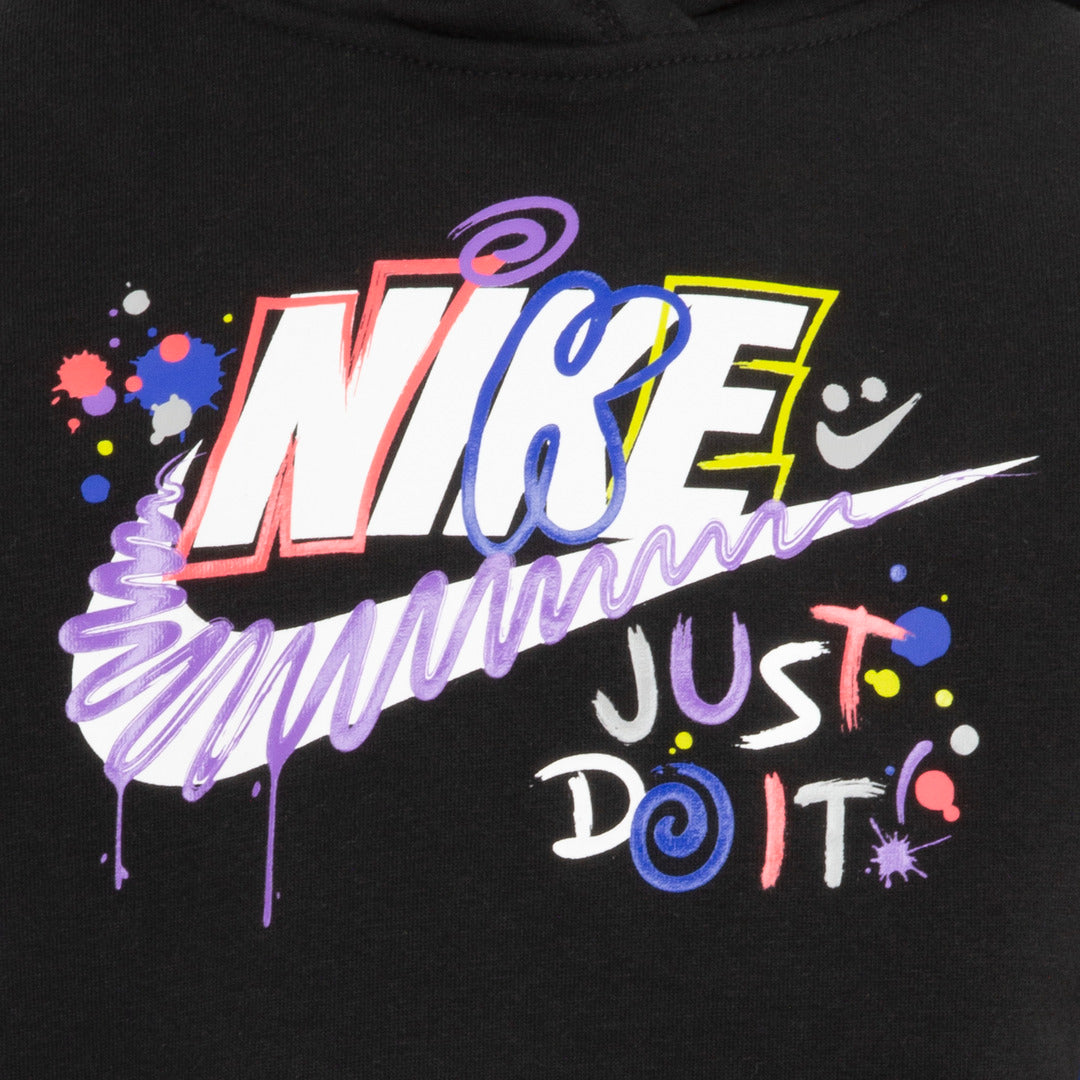 Nike Boys Sportswear Express Yourself Black Hoodie (Little Kids)