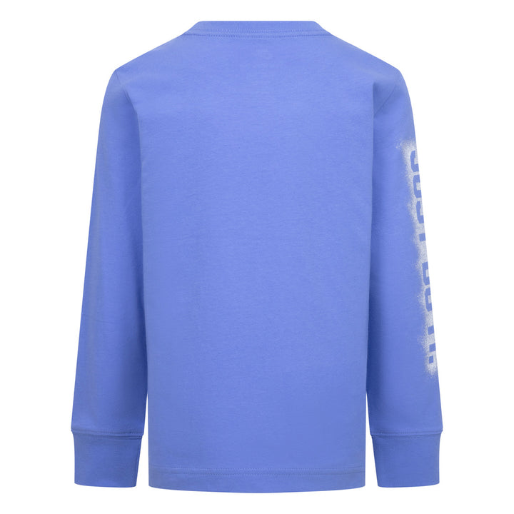 Nike Boys Powder Play Long Sleeve Blue T-Shirt (Little Kids)