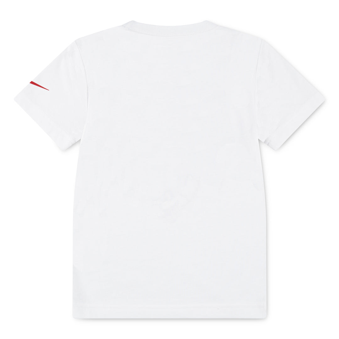 Nike Boys Basketball Handstyle White T-Shirt (Little Kids)