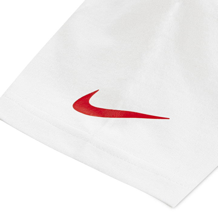 Nike Boys Basketball Handstyle White T-Shirt (Little Kids)
