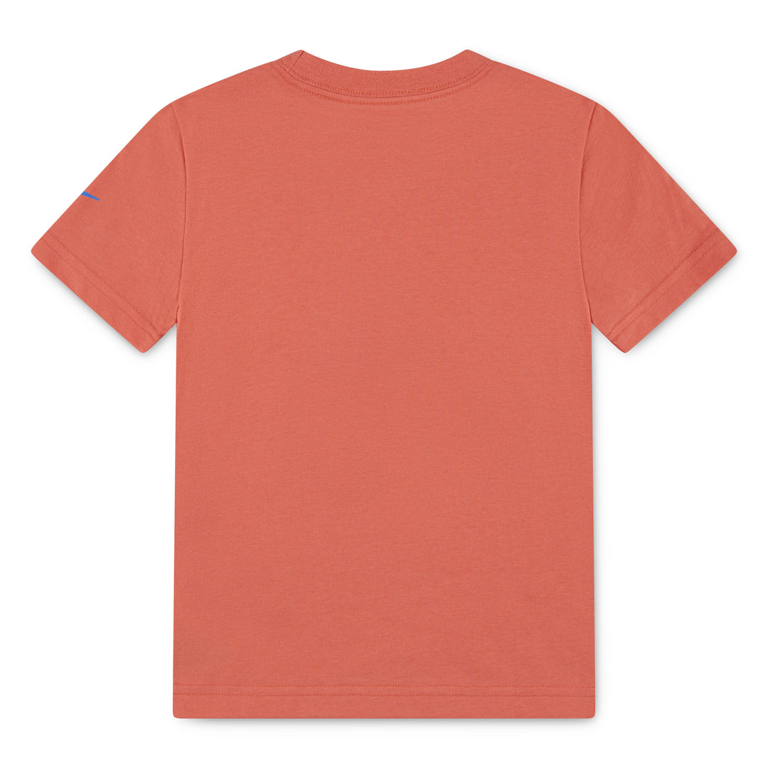 Nike Boys Basketball Handstyle Orange T-Shirt (Little Kids)