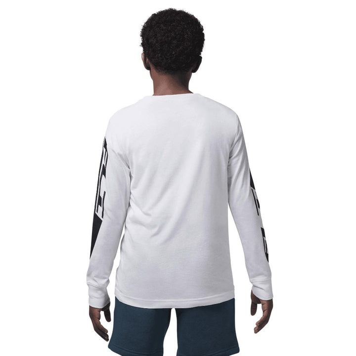 Jordan Boys MVP Flight Long Sleeve Tee Sail (Little Kids)