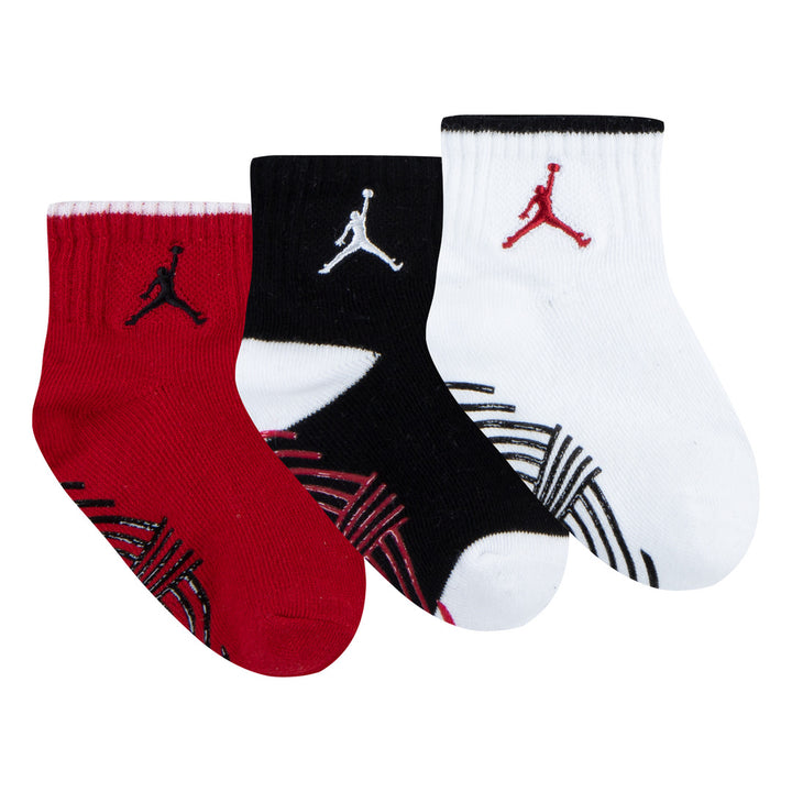Jordan 3-Pack AJ1 Non-Slip Grip Crew Socks (Infant)