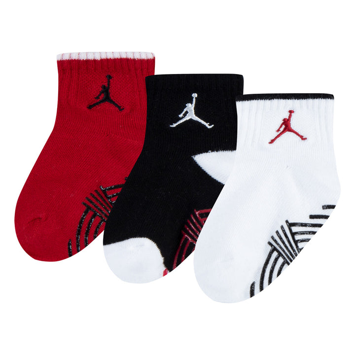 Jordan 3-Pack AJ1 Non-Slip Grip Crew Socks (Infant)