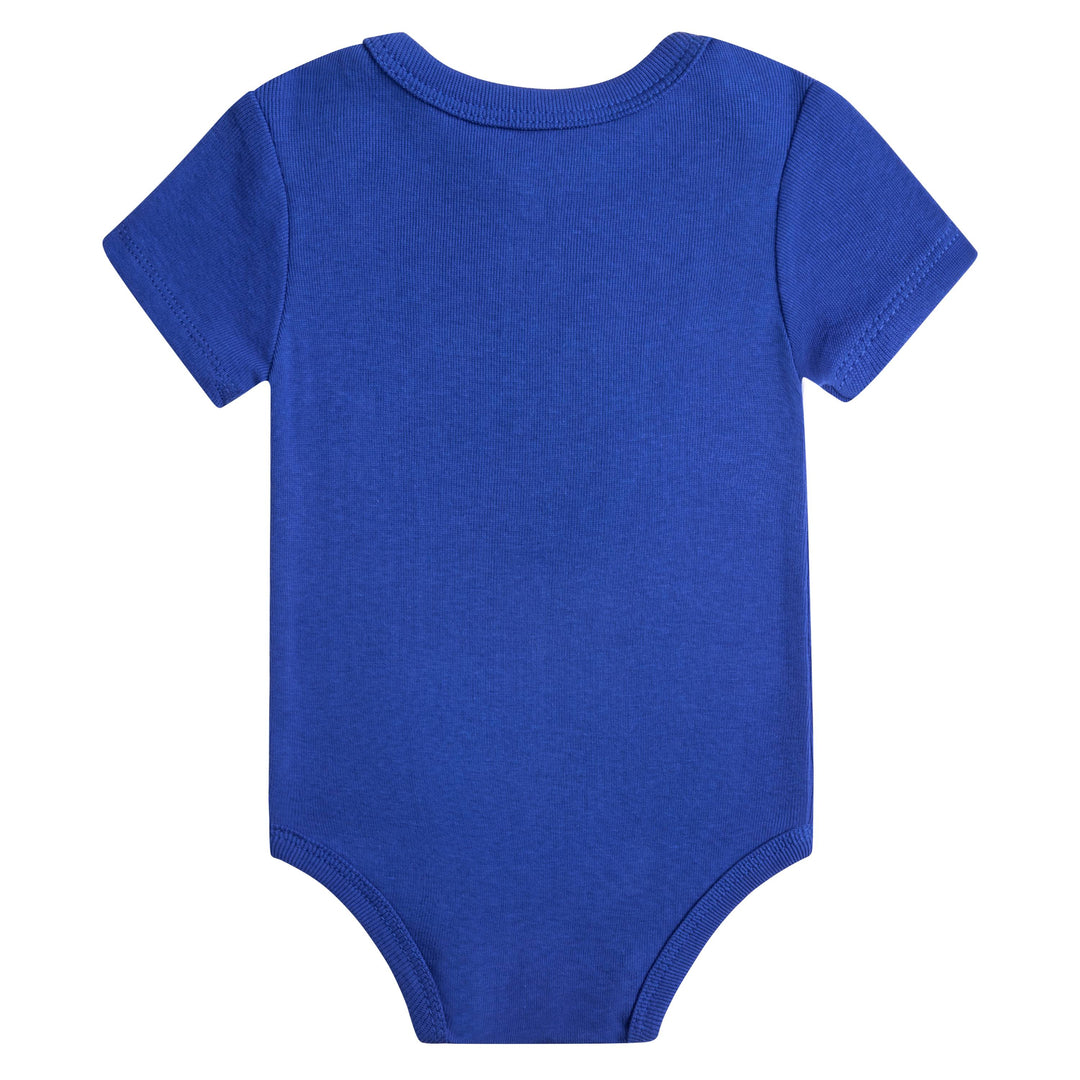 Jordan 3-Piece Bodysuit, Bib & Booties Blue Gift Set (Newborn)