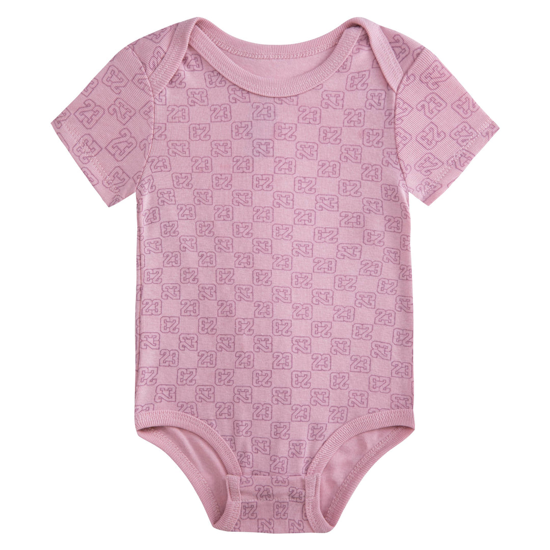 Jordan 3-Piece Bodysuit, Headband & Booties Pink Gift Set (Infant)