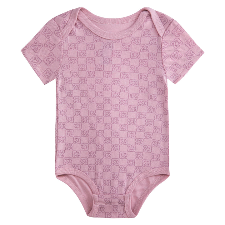 Jordan 3-Piece Bodysuit, Headband & Booties Pink Gift Set (Infant)