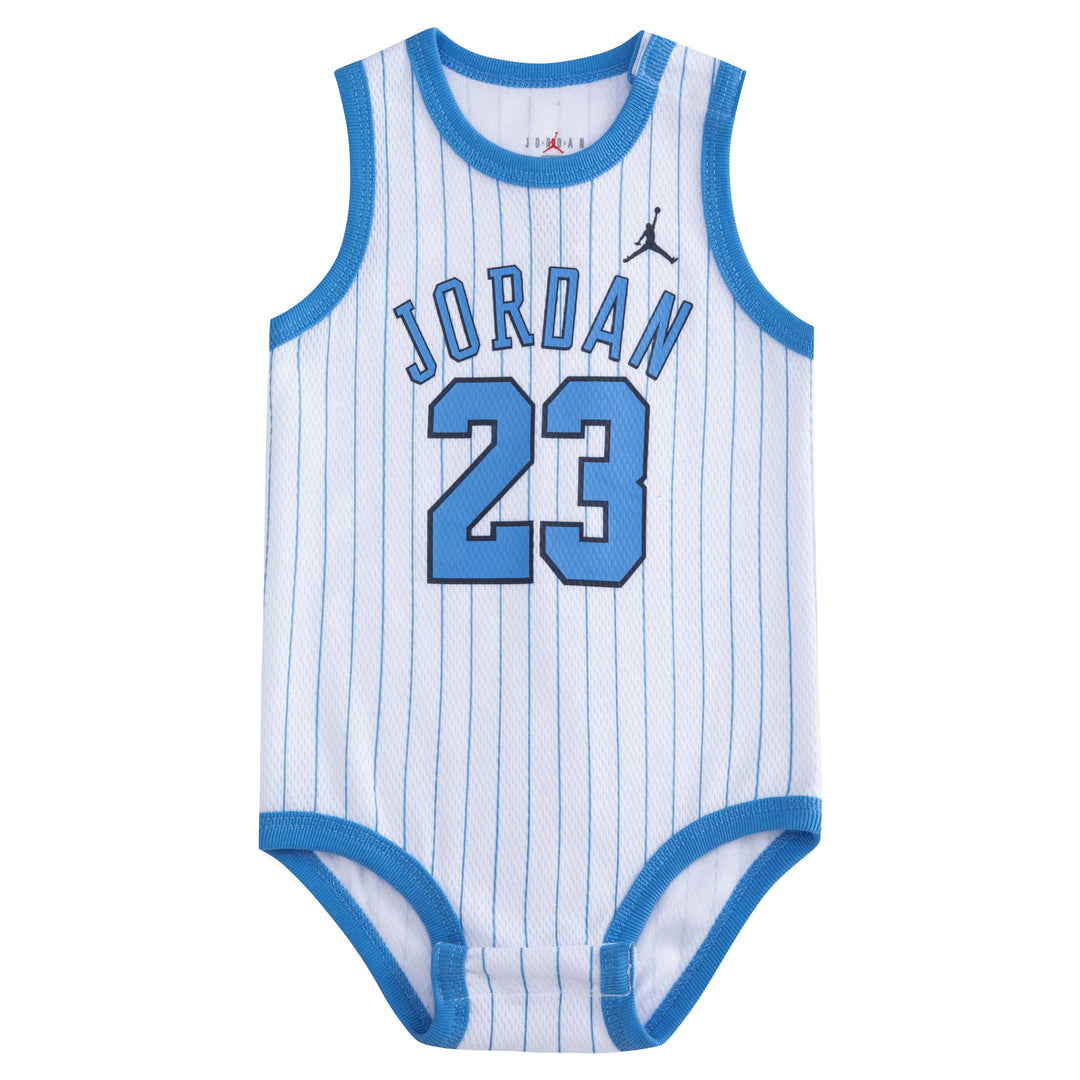 Jordan 3-Piece Bodysuit, Headband & Booties Blue Gift Set (Infant)