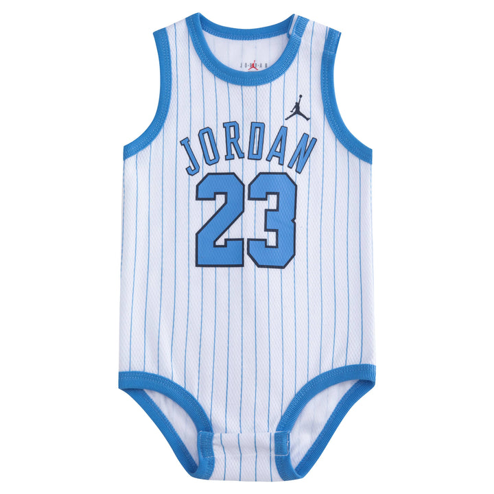 Jordan 3-Piece Bodysuit, Headband & Booties Blue Gift Set (Infant)