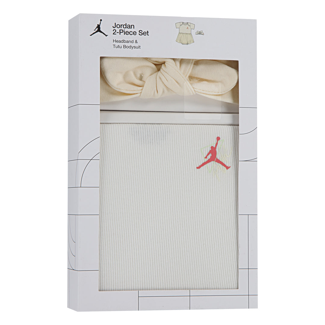 Jordan 2-Piece Jumpsuit & Headband Gift Set (Infant)