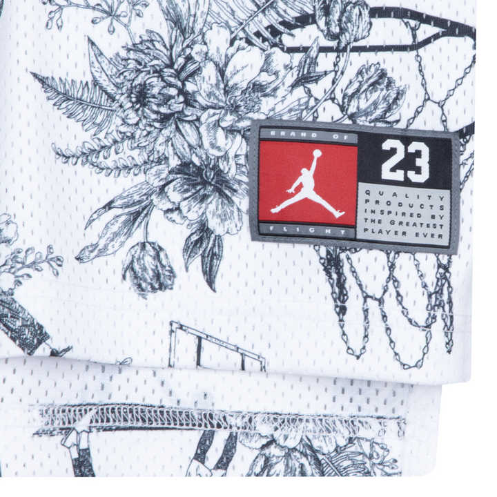 Jordan 23 AOP White Printed Tank Top Jersey (Big Kids)