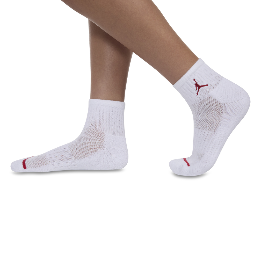 Jordan 3-Pack Jumpman Quarter Ankle Socks (Big Kids)