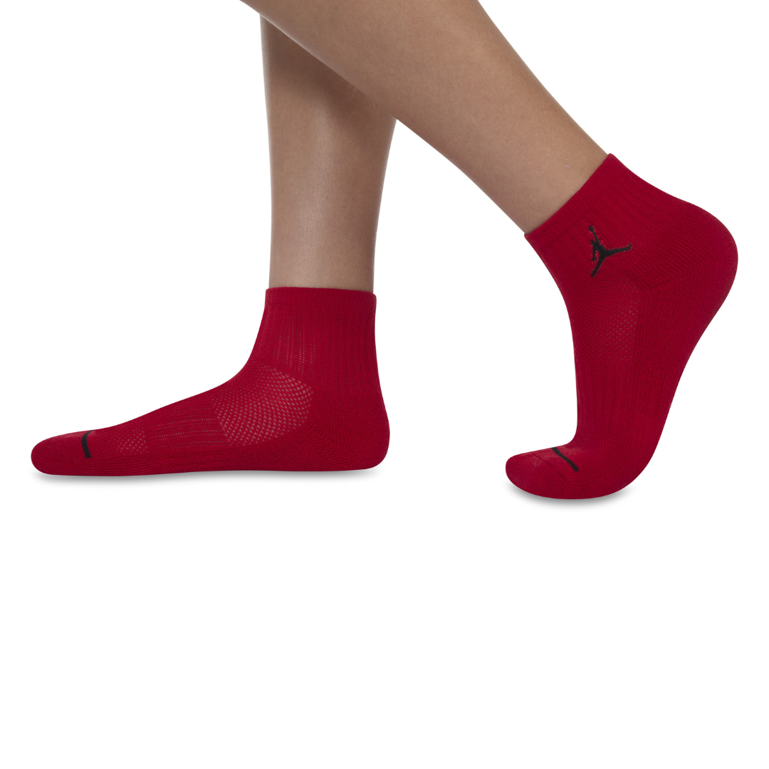 Jordan 3-Pack Jumpman Quarter Ankle Socks (Big Kids)