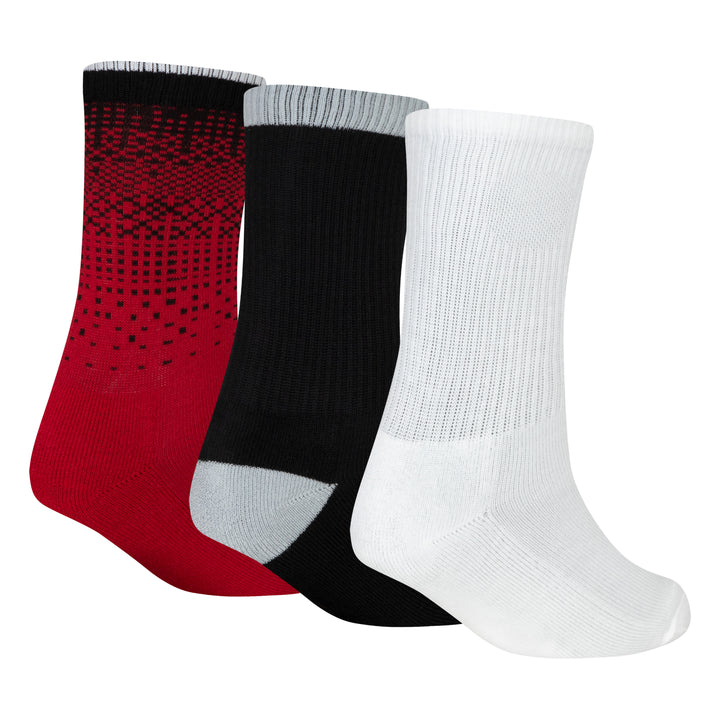 Jordan 3-Pack Jumpman Air Cushioned Crew Socks (Big Kids)